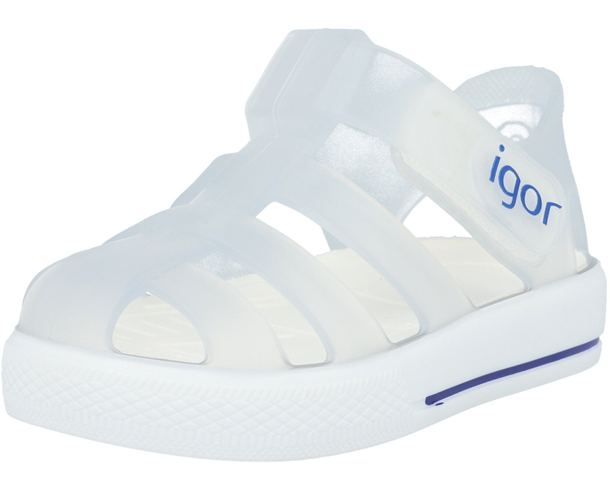 Igor Star Transparent White Sandals