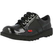 Kickers Kick Lo Black School Shoes