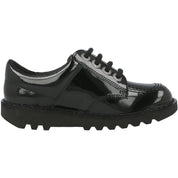 Kickers Kick Lo Black School Shoes