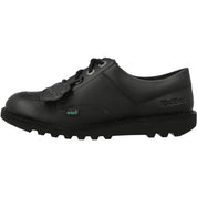 Kickers Kick Lo Vegan Black School Shoes