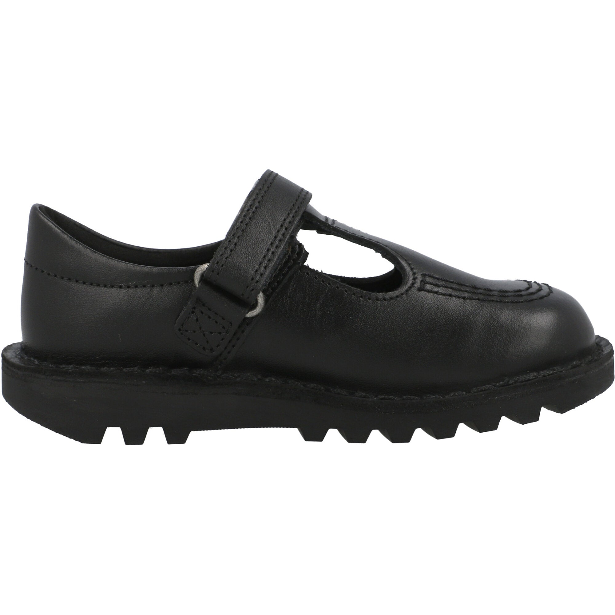 Kickers Kick T Black T-bar Shoes