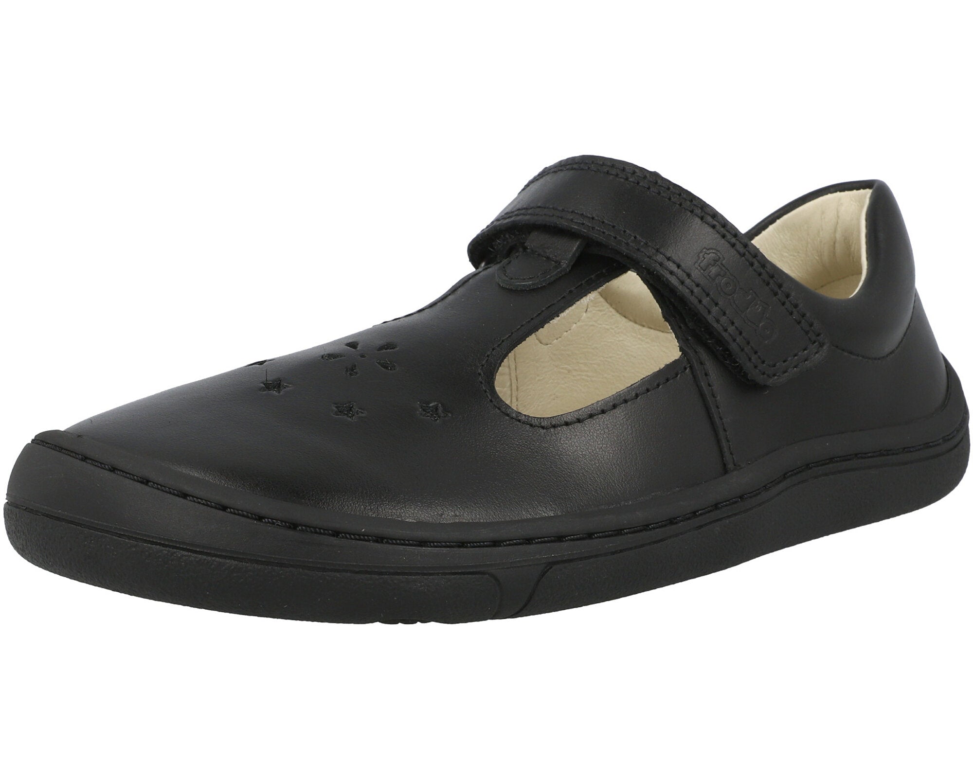 Froddo Barefoot Nina Black School Shoes