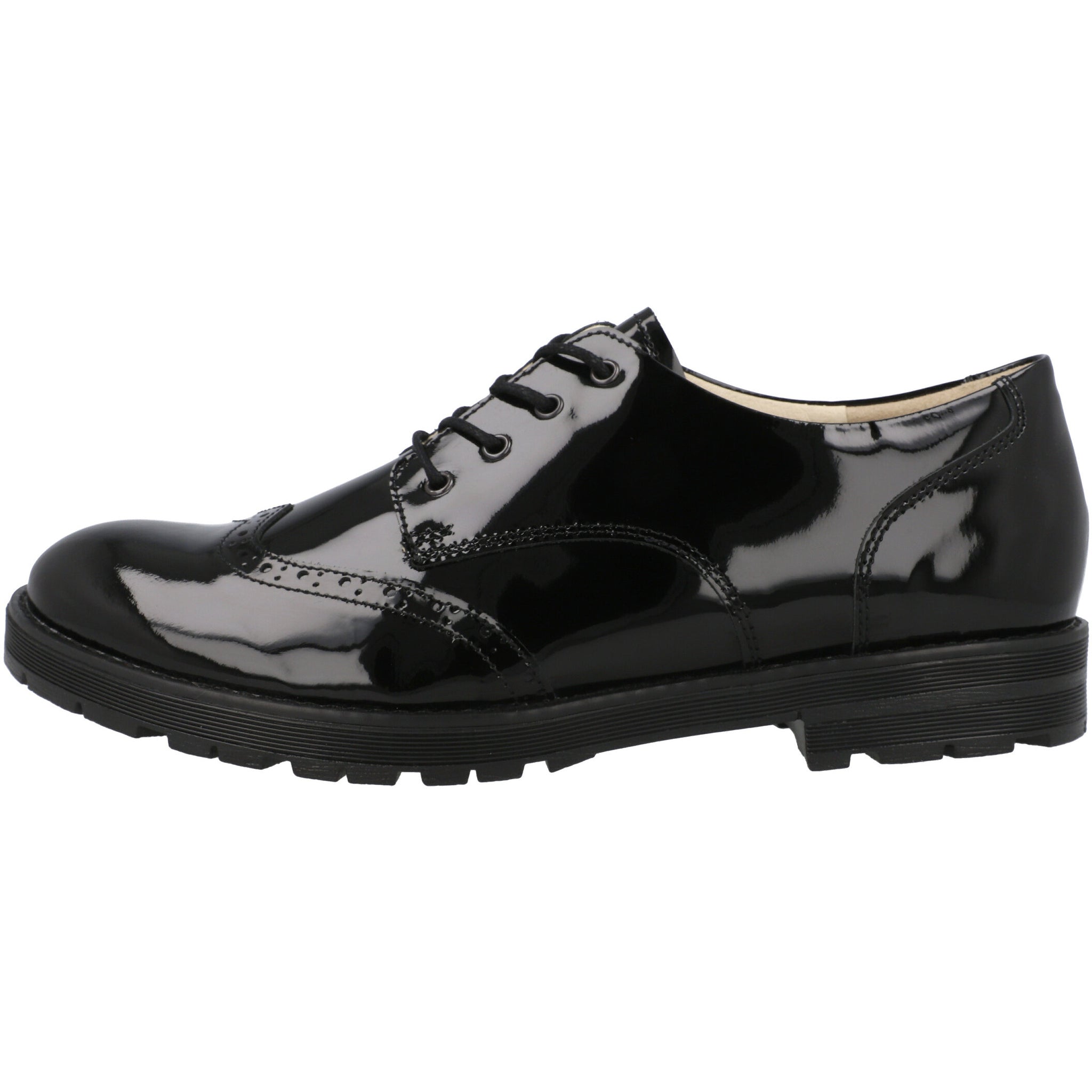 Froddo Charlie Black Lace-Up Brogues