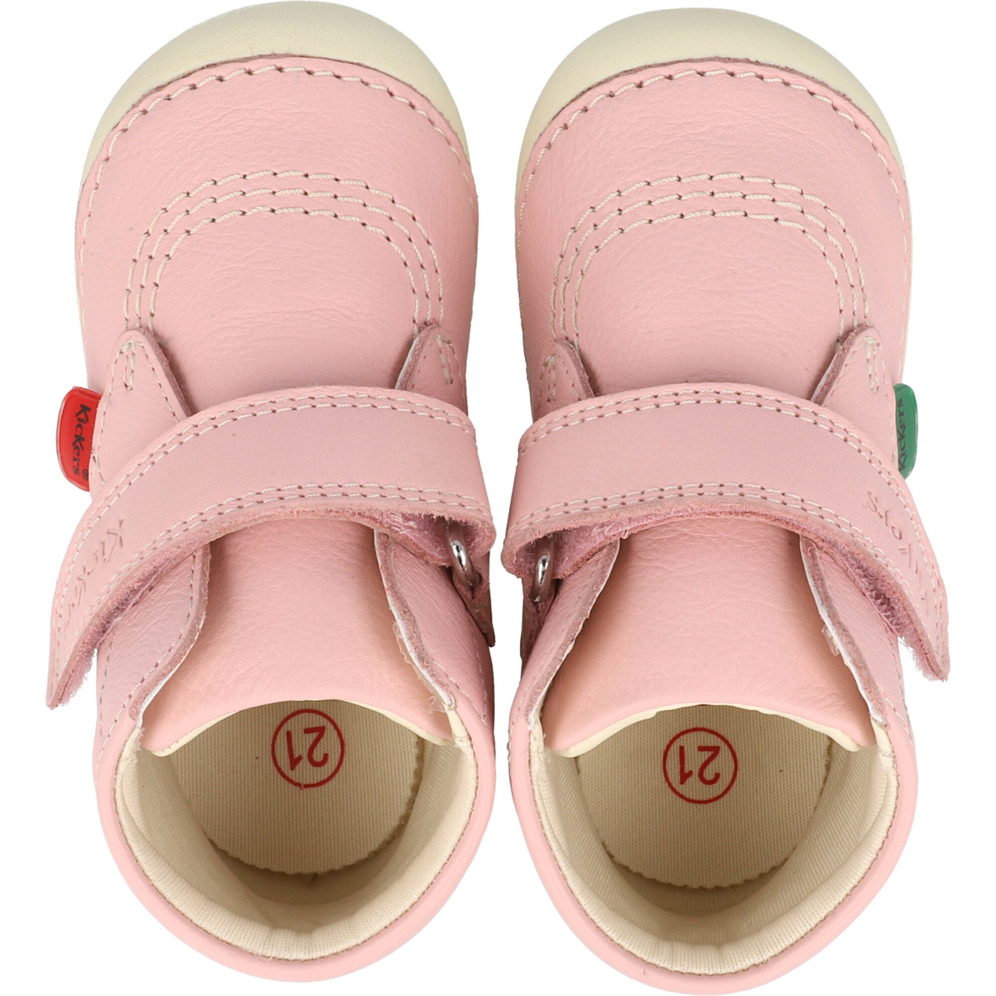 Kickers Softer Hi Light Pink Baby Shoes