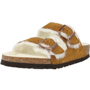 Birkenstock Arizona Shearling Mink Sandals