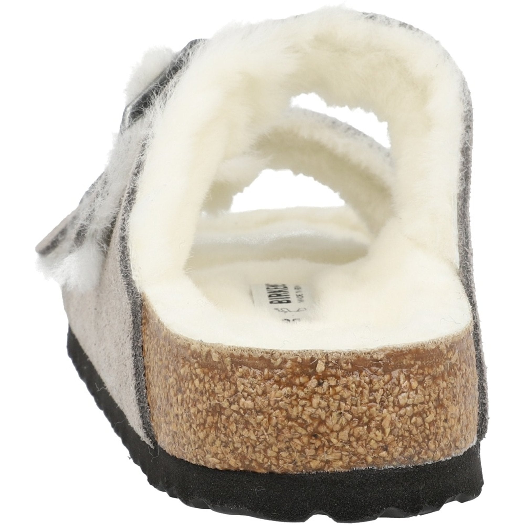 Birkenstock Arizona Shearling Stone Coin Slippers