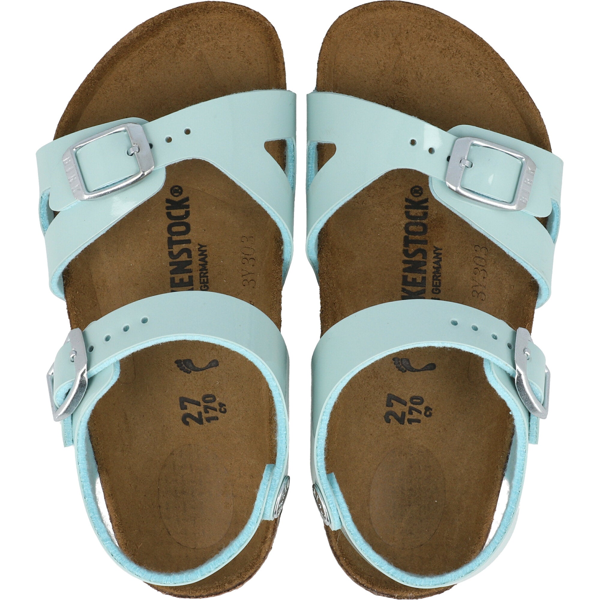 Birkenstock Rio Kids Surf Green Sandals