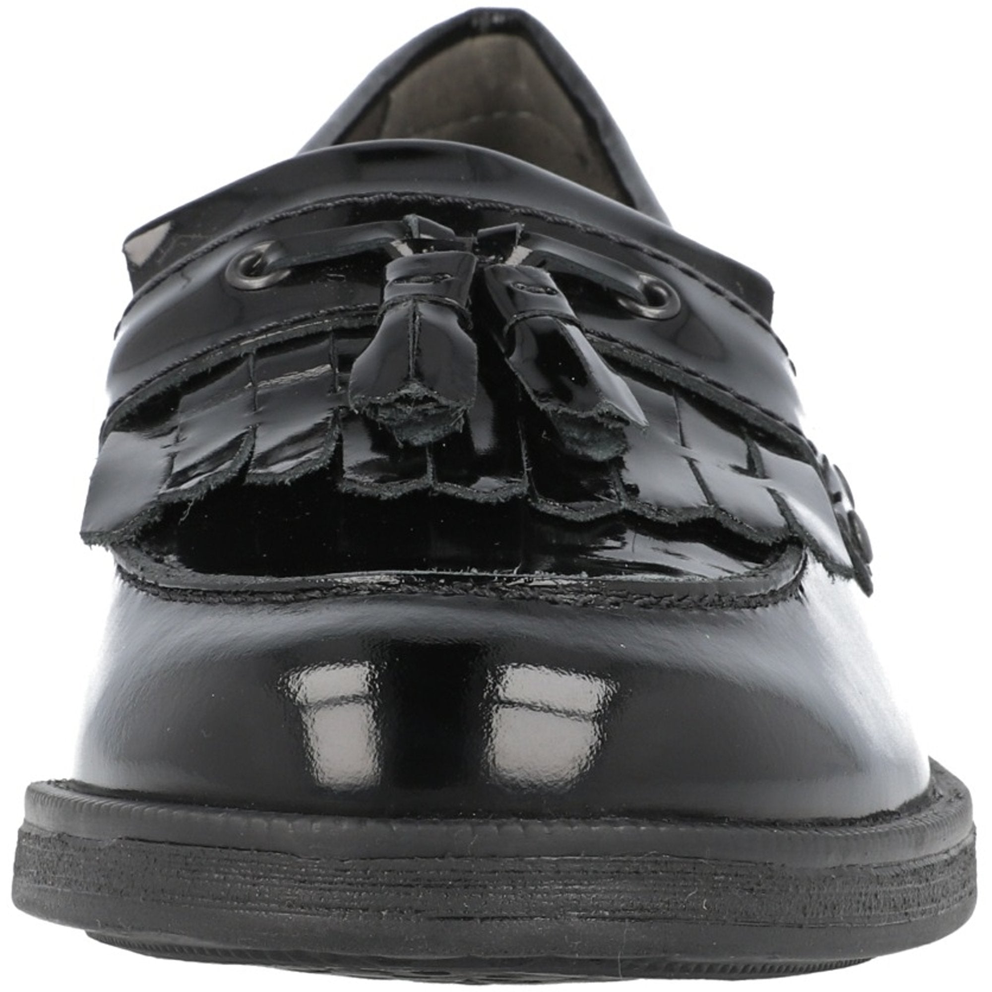 Geox Agata Black Patent Loafers