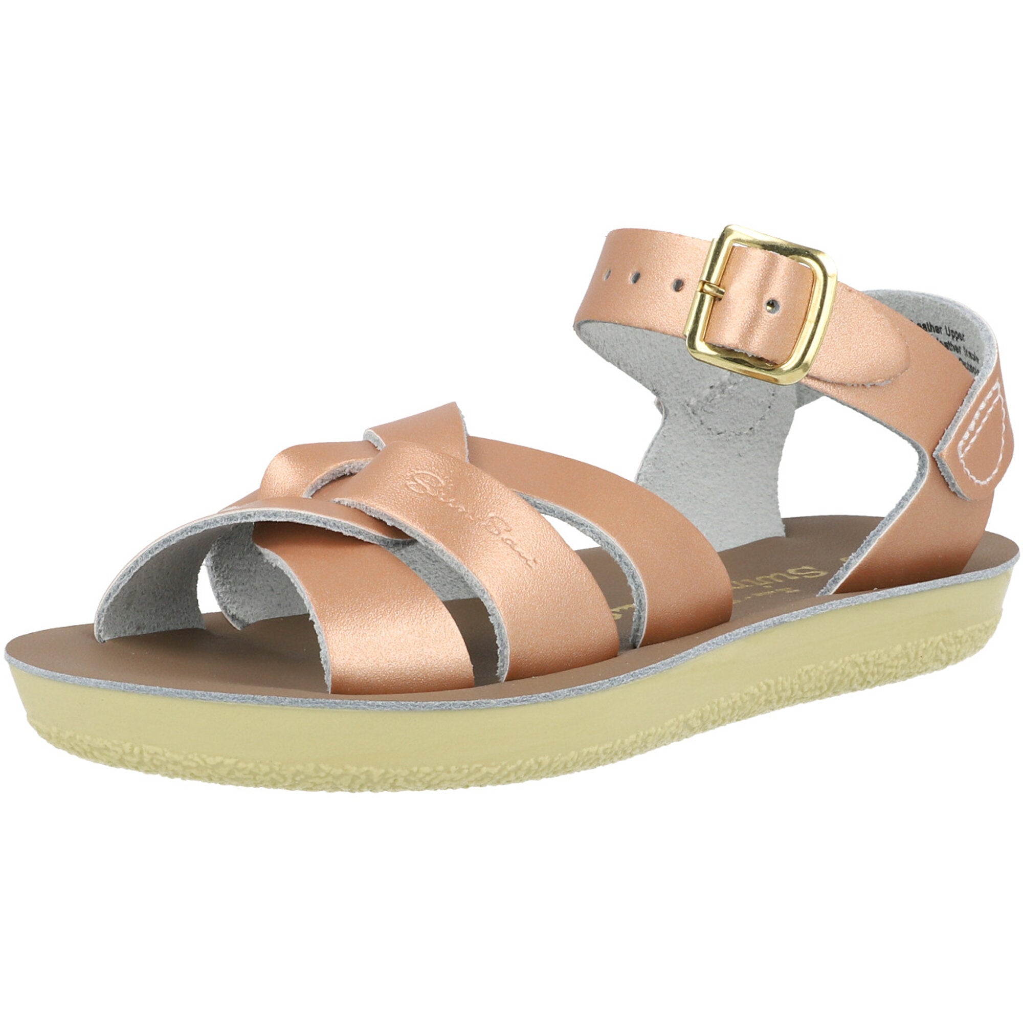Salt-Water Sun-San Swimmer Rose Gold Sandals