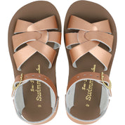 Salt-Water Sun-San Swimmer Rose Gold Sandals