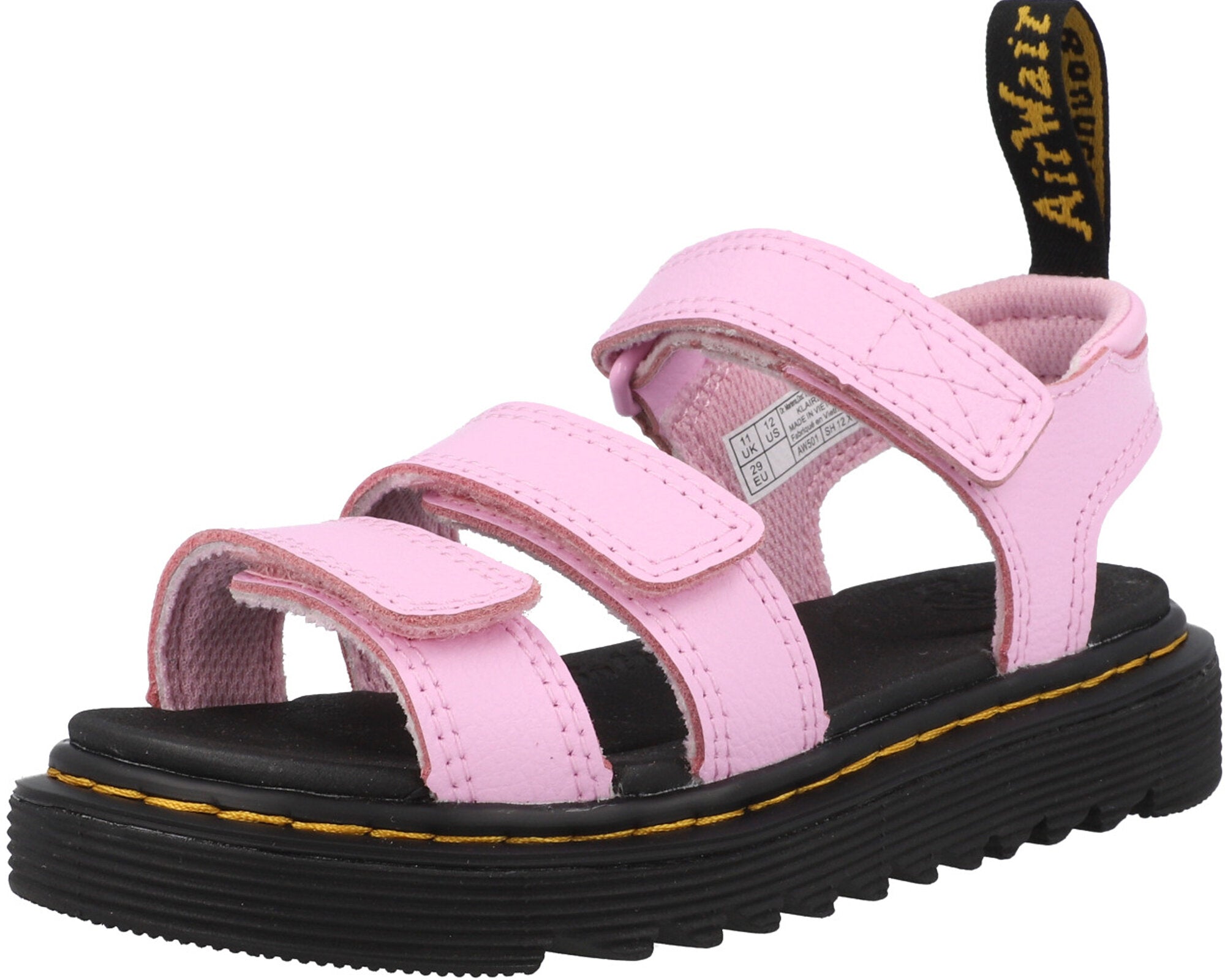 Dr Martens Klaire J Pale Pink Sandals