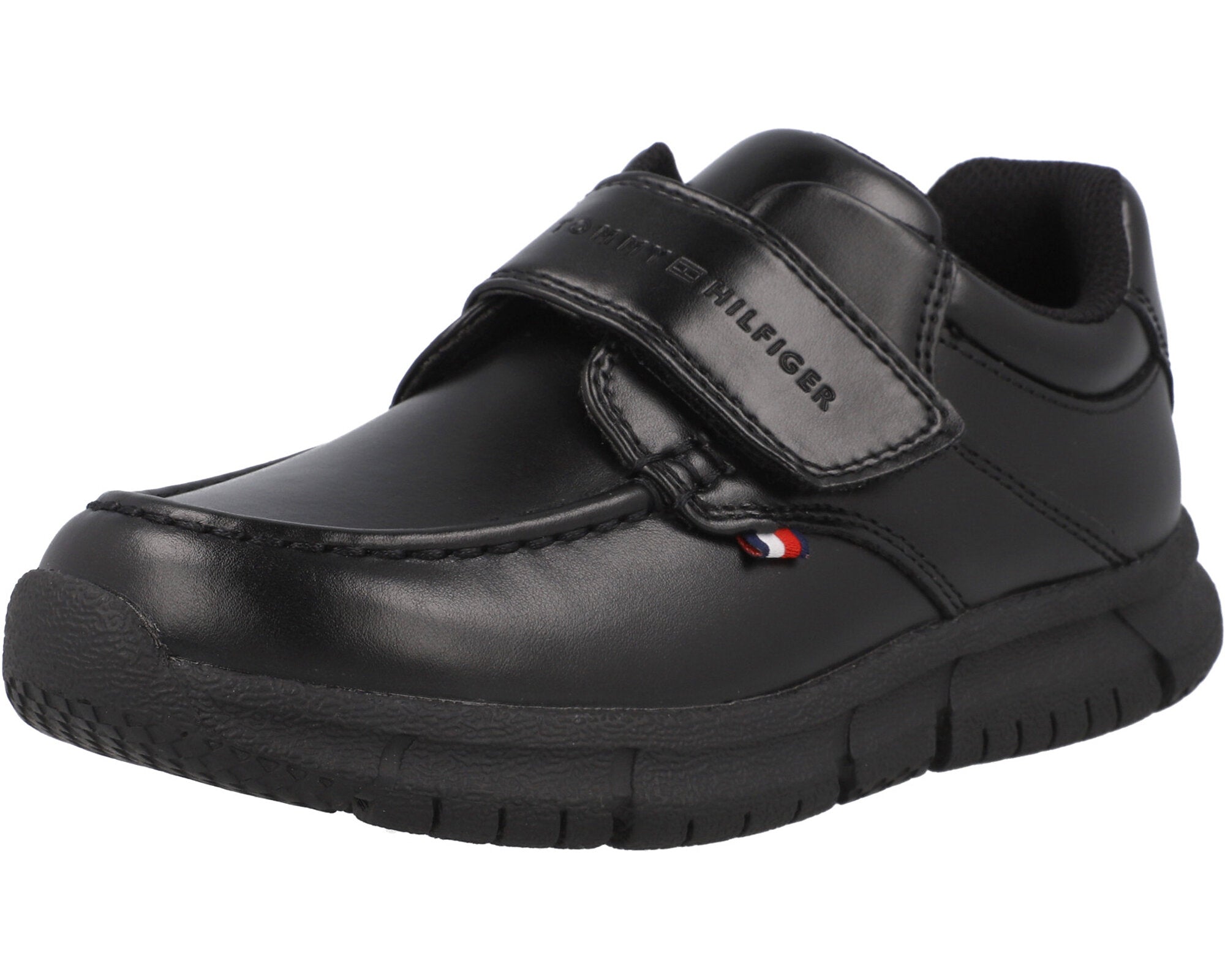 Tommy Hilfiger Black School Shoes