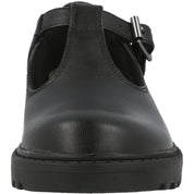 Geox Casey Black T-Bar School Shoes