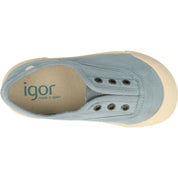 Igor Lona Blue Canvas Shoes