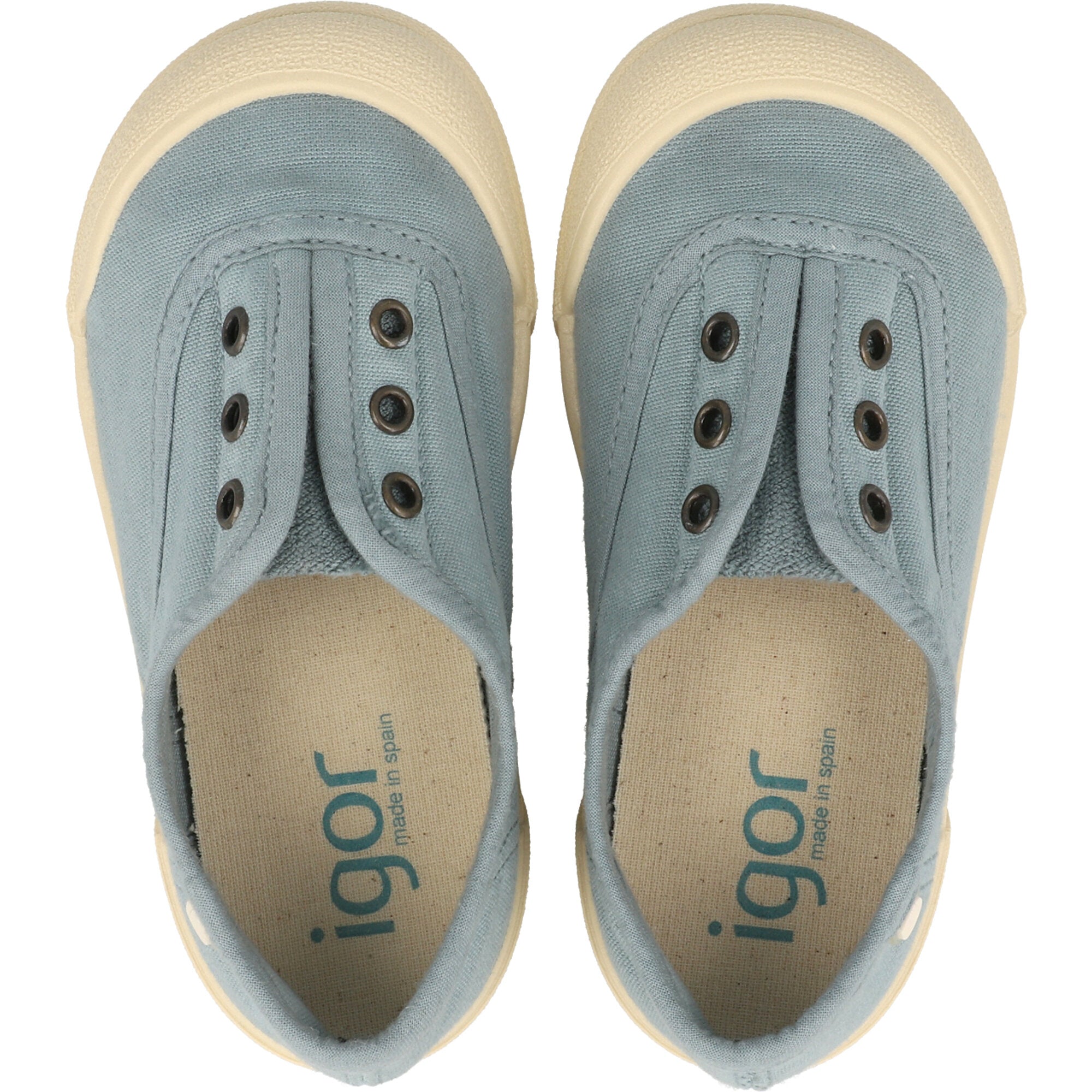 Igor Lona Blue Canvas Shoes