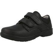 Ricosta William Wide Fit Black School Shoes