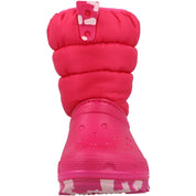 Crocs Kids Classic Neo Puff Boot Candy Pink