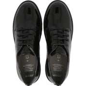 Geox Casey Black School Shoes