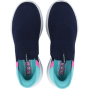 Skechers Ultra Flex Navy Slip-ons