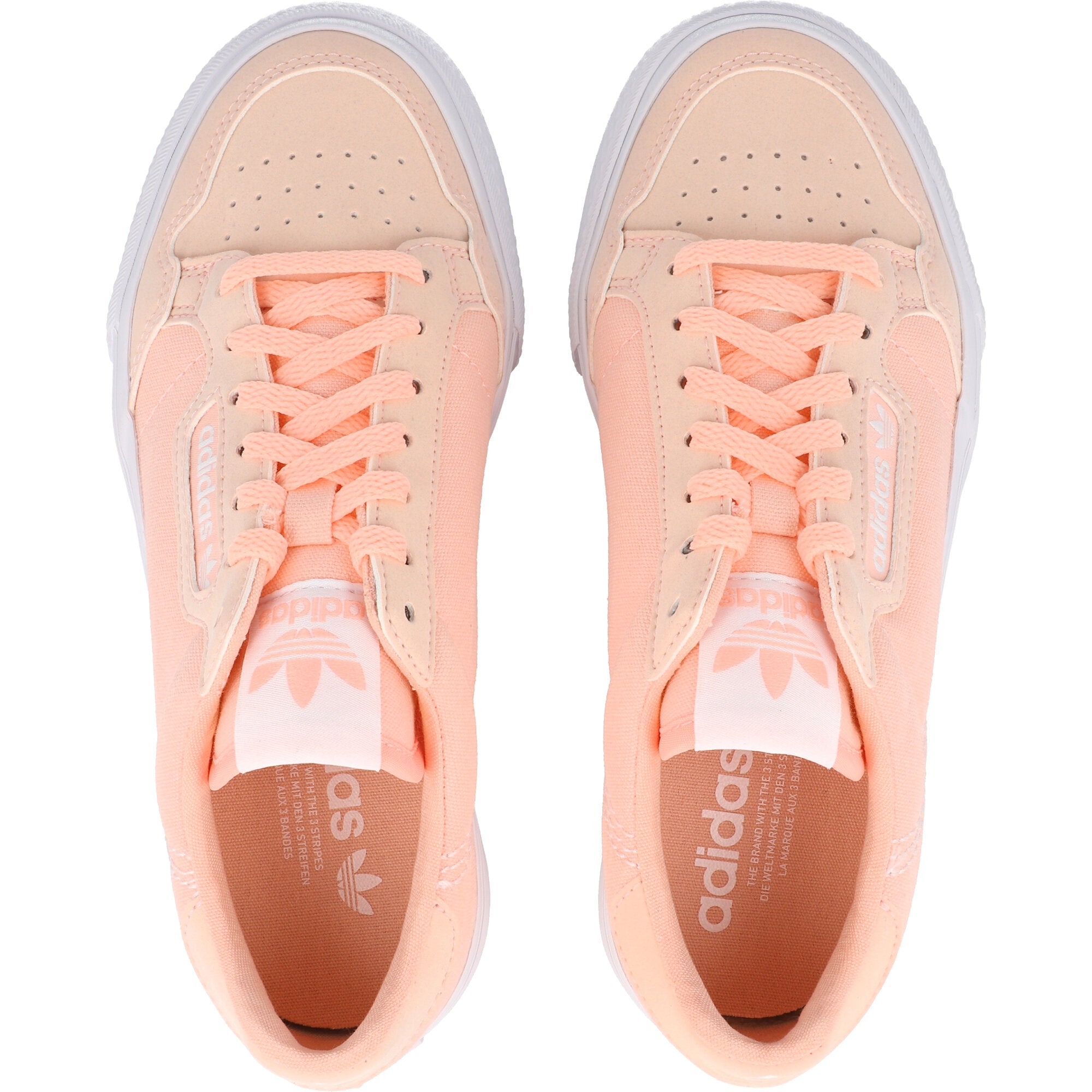 adidas Originals Continental Vulc Clear Orange Trainers