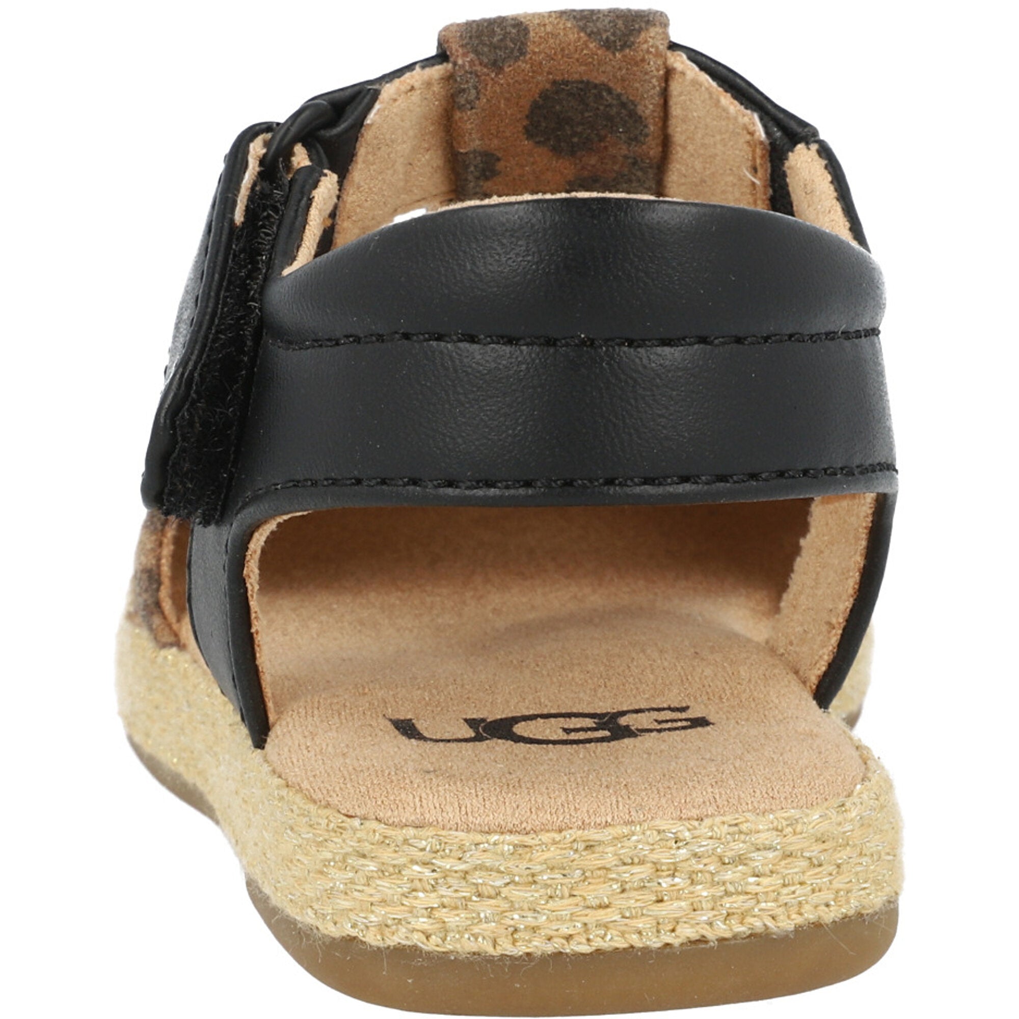 UGG Emmery Leopard Tan Sandals