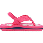 Tommy Hilfiger Stars Print Fuchsia Flip Flops