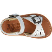 Young Soles Pearl Silver Sandals