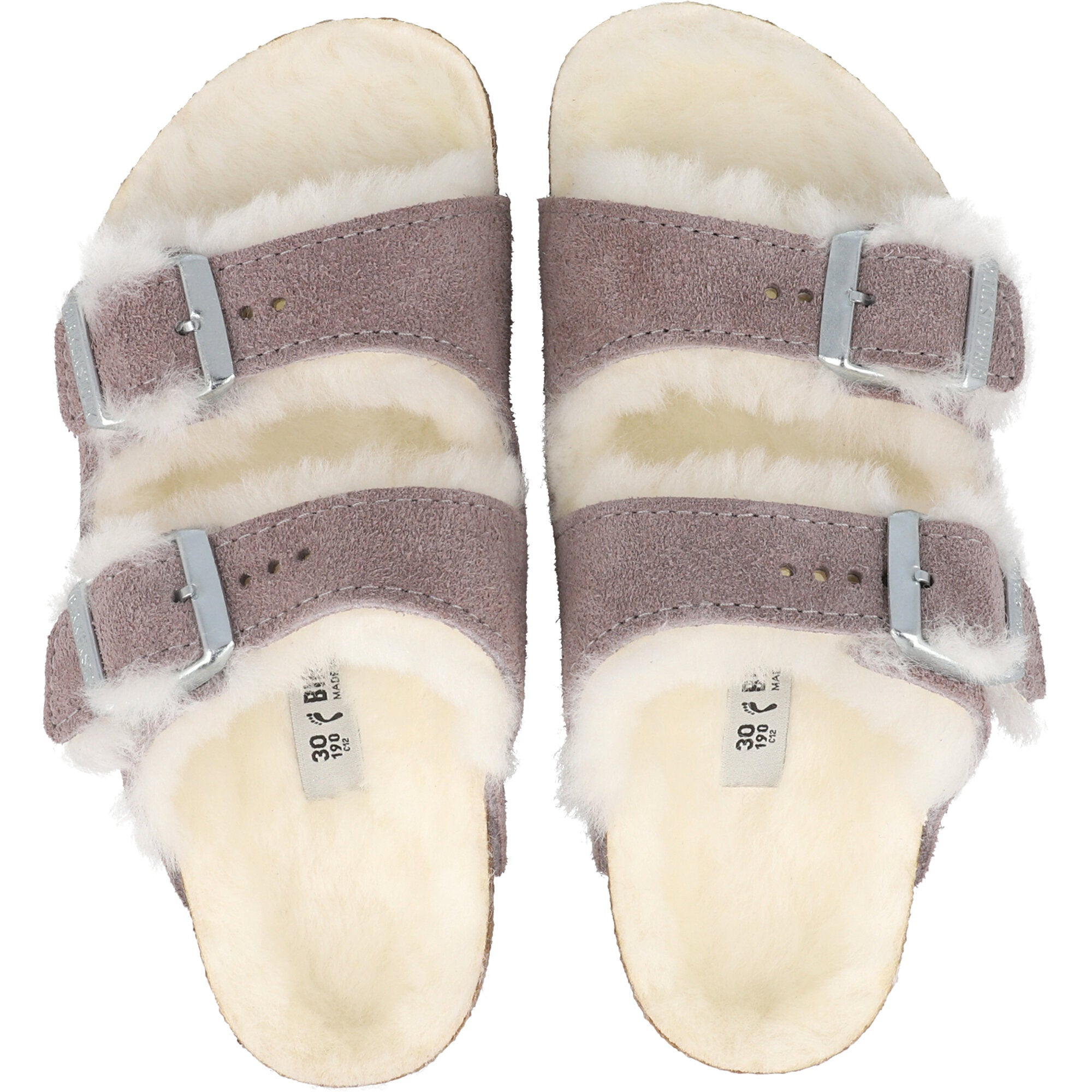 Birkenstock Arizona Shearling Kids Faded Purple