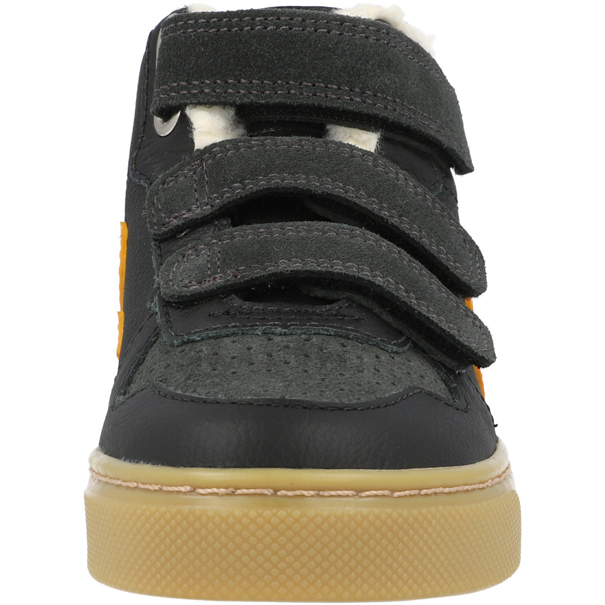 Veja V-10 Mid Black Leather Trainers