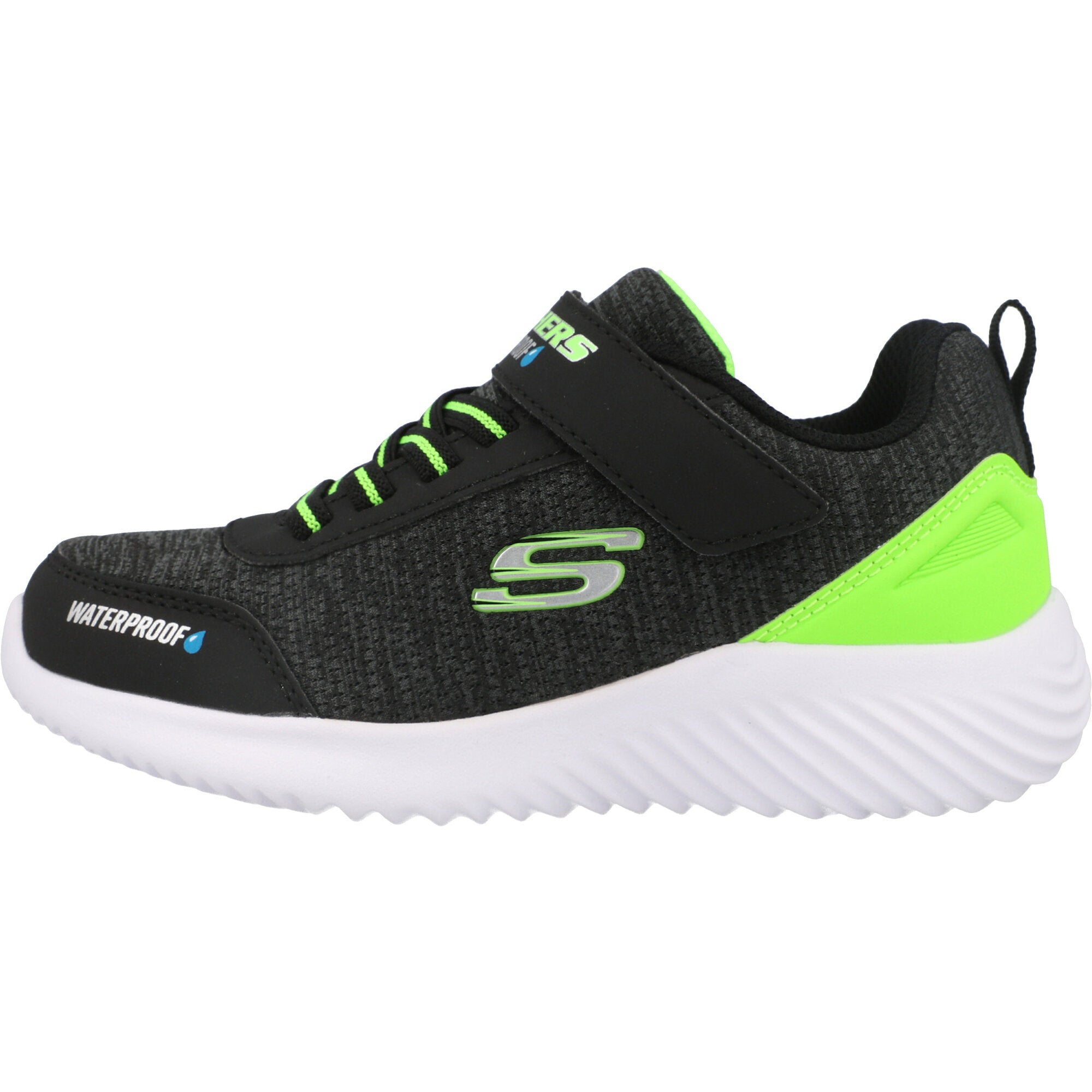 Skechers Bounder Black Waterproof Trainers