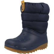 Crocs Kids Classic Neo Puff Navy Boots