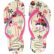 Havaianas Kids Disney Cool White Flip Flops