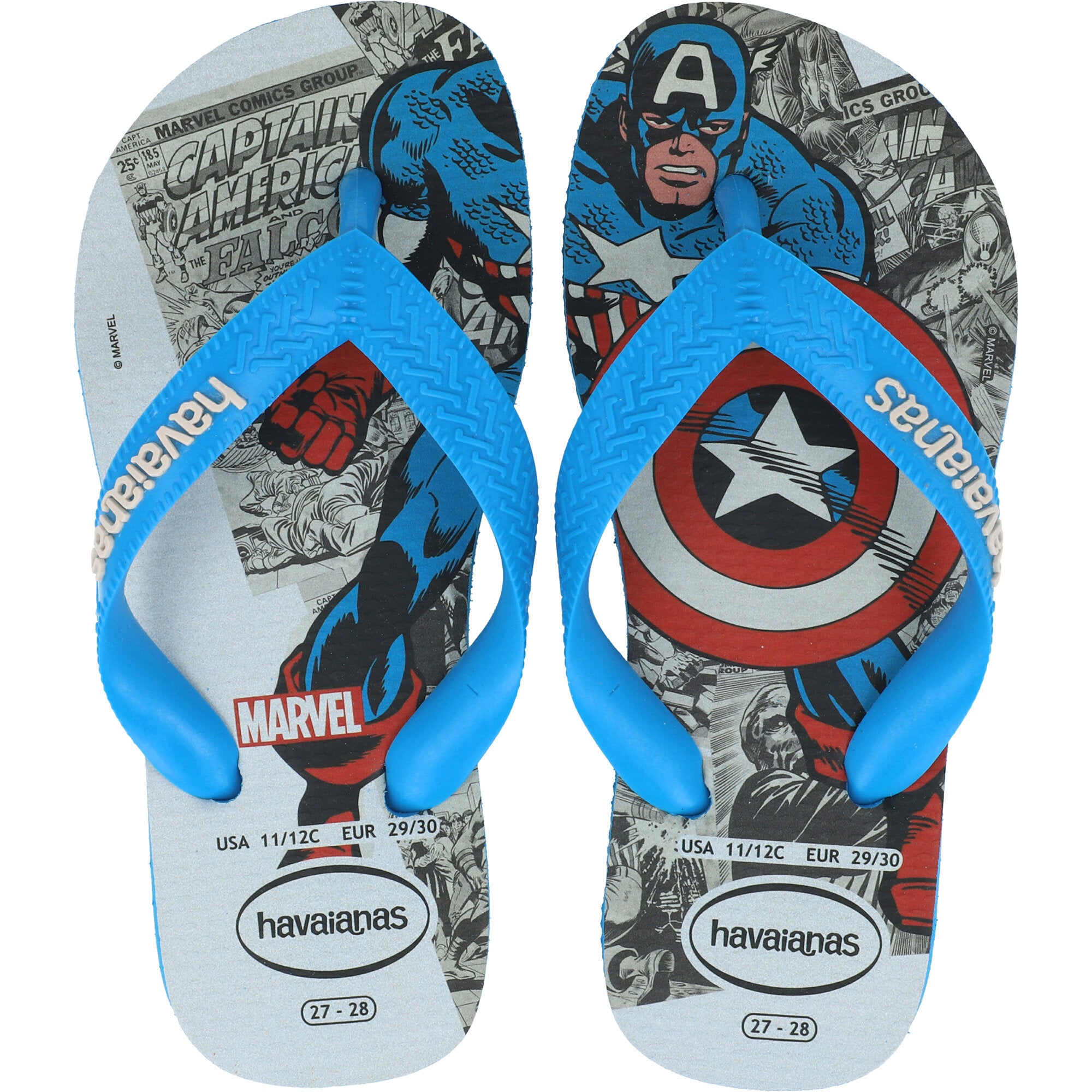 Havaianas Kids Top Marvel Classics Turquoise Flip-Flops