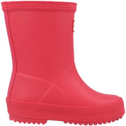 Hunter First Classic Bright Pink Wellington Boots