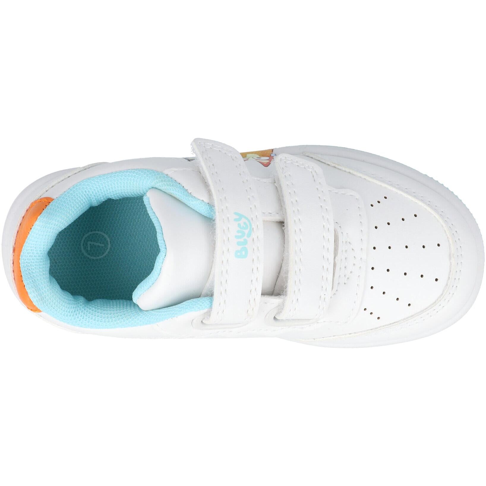 Bluey Trainers White/Blue GTI29151